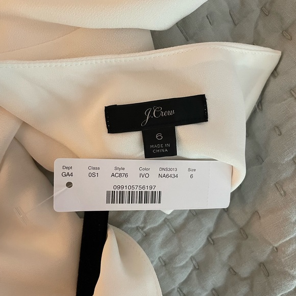 J. Crew Ruffle Jumpsuit in Ivory (NWT) - Picture 4 of 4